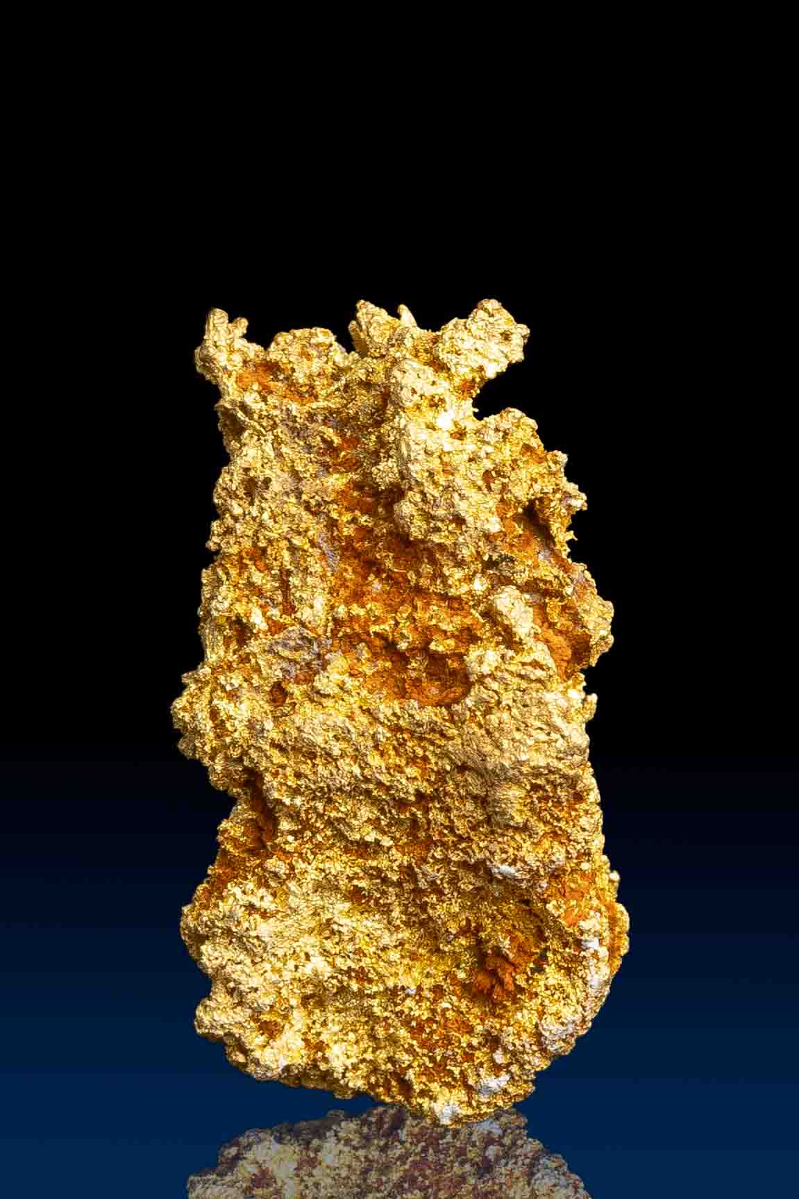 (image for) Unique Crystallized Gold Nugget from Farncomb Hill, CO